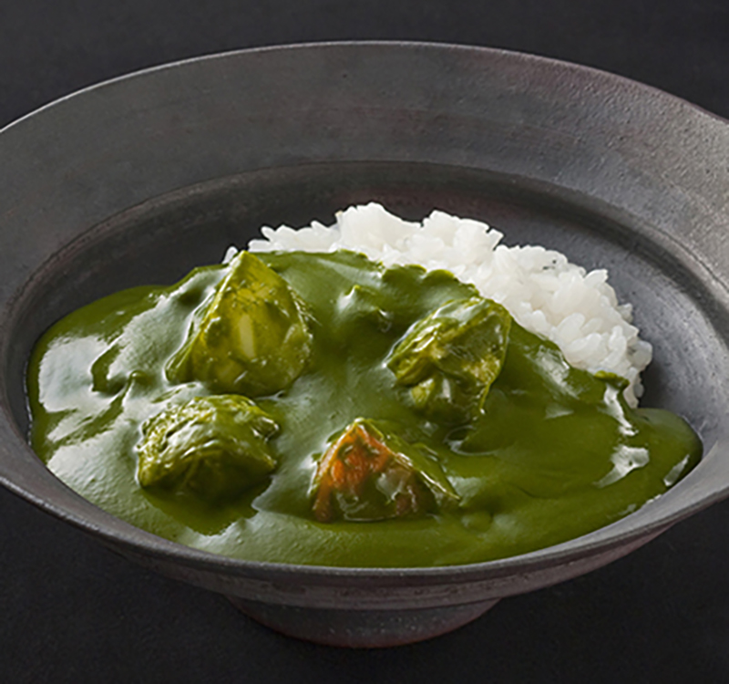 Uji matcha green tea dishes