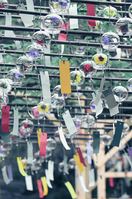 Wind chimes at Shoju-in Temple