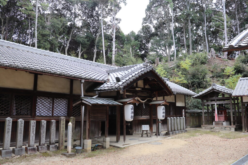 A Japanese-style building with white paper lanterns